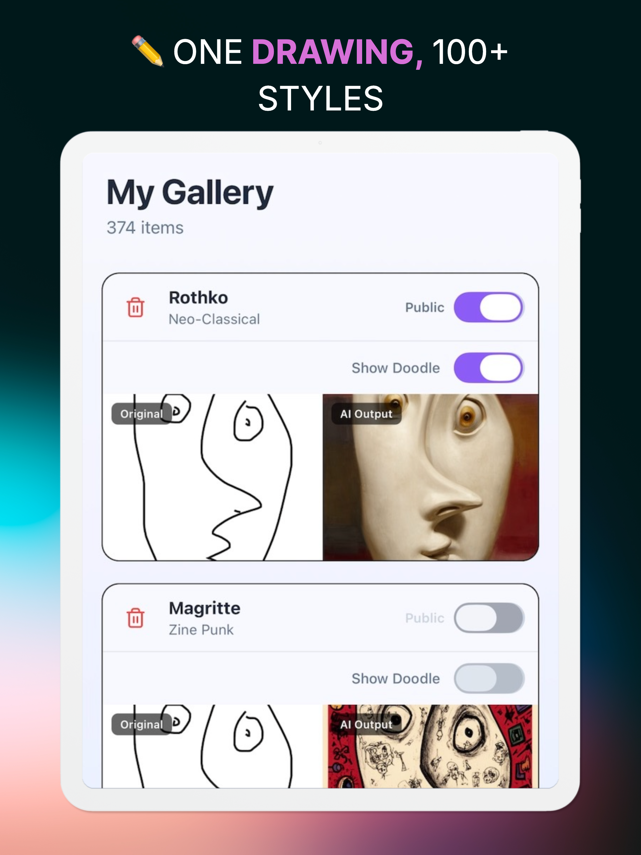 Doodlez AI Art screenshot 10