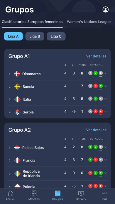 UEFA EURO y Nations League screenshot 5
