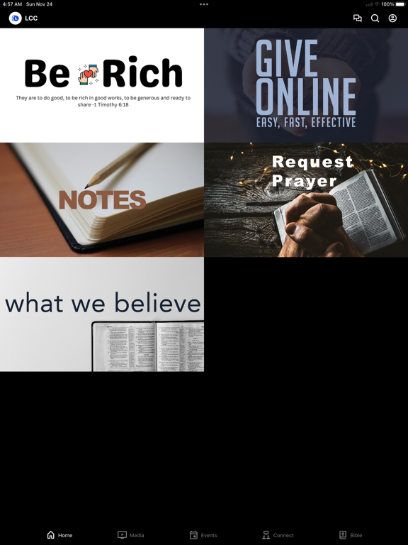 LCC Paso iPad screenshot 1 - Education app