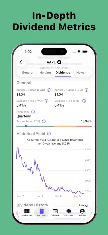 Dividend Tracker - DivTracker screenshot 5 of 7