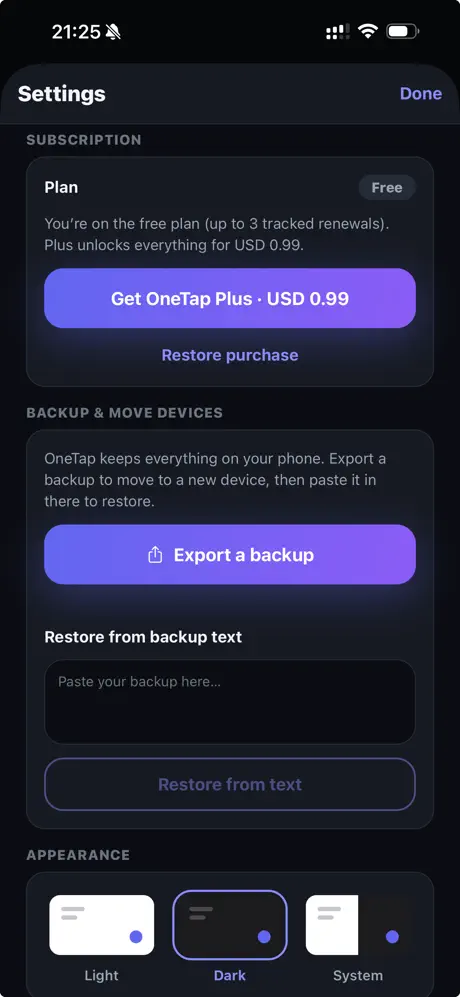OneTap-A Daily Admin Assistant screenshot 2