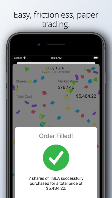 PocketProfit Market Simulator Screenshot