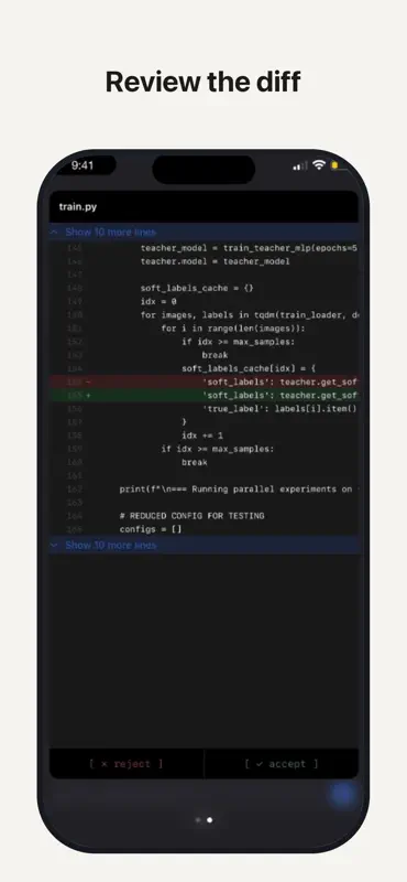 MobileCodeAI screenshot 1 of 5