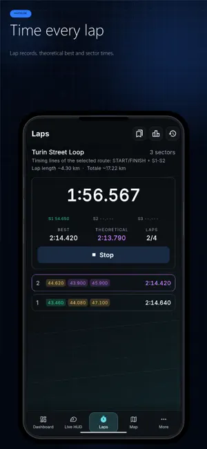 Razorline: GPS OBD & Lap Timer screenshot 3