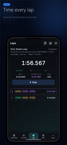 Razorline: GPS OBD & Lap Timer Screenshot 3 of 8