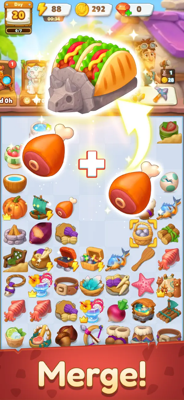 #1. Merge Age: Stone Haven (iOS) Által: Puzzle1Studio,inc.