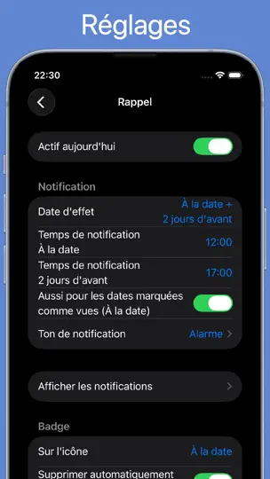 Capture d'écran de BirthdaysPro HD sur iPhone 7