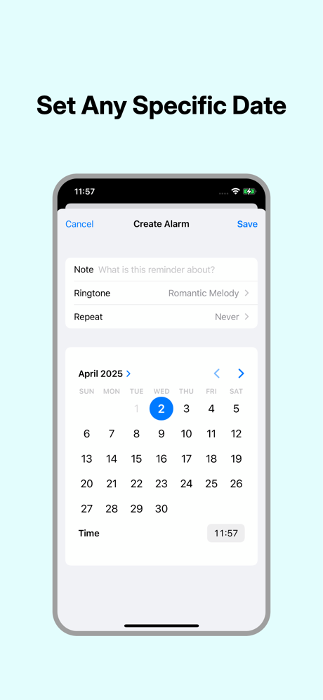 DateAlarm - Reminder Alarm screenshot 2