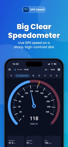 Speedometer GPS: HUD & Trips Screenshot 1 of 6