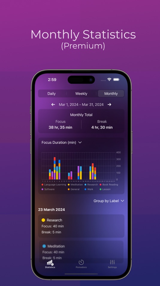 #5. Pomodoro - Time Manager (iOS) 由: SEREF BERKE NACAK