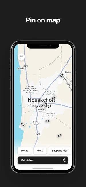 Mauritania Taxi: RideApp screenshot 1