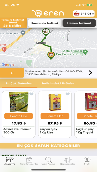 Screenshot 1 of Eren Market App