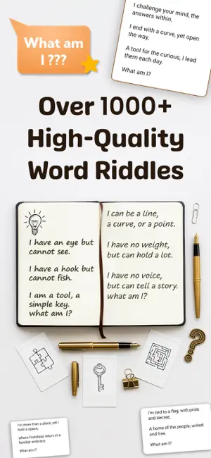 Enriddle: 1000+ Word Riddles screenshot 1