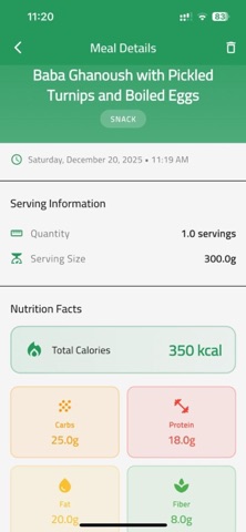 Calorie Counter by NutriTrack screenshot
