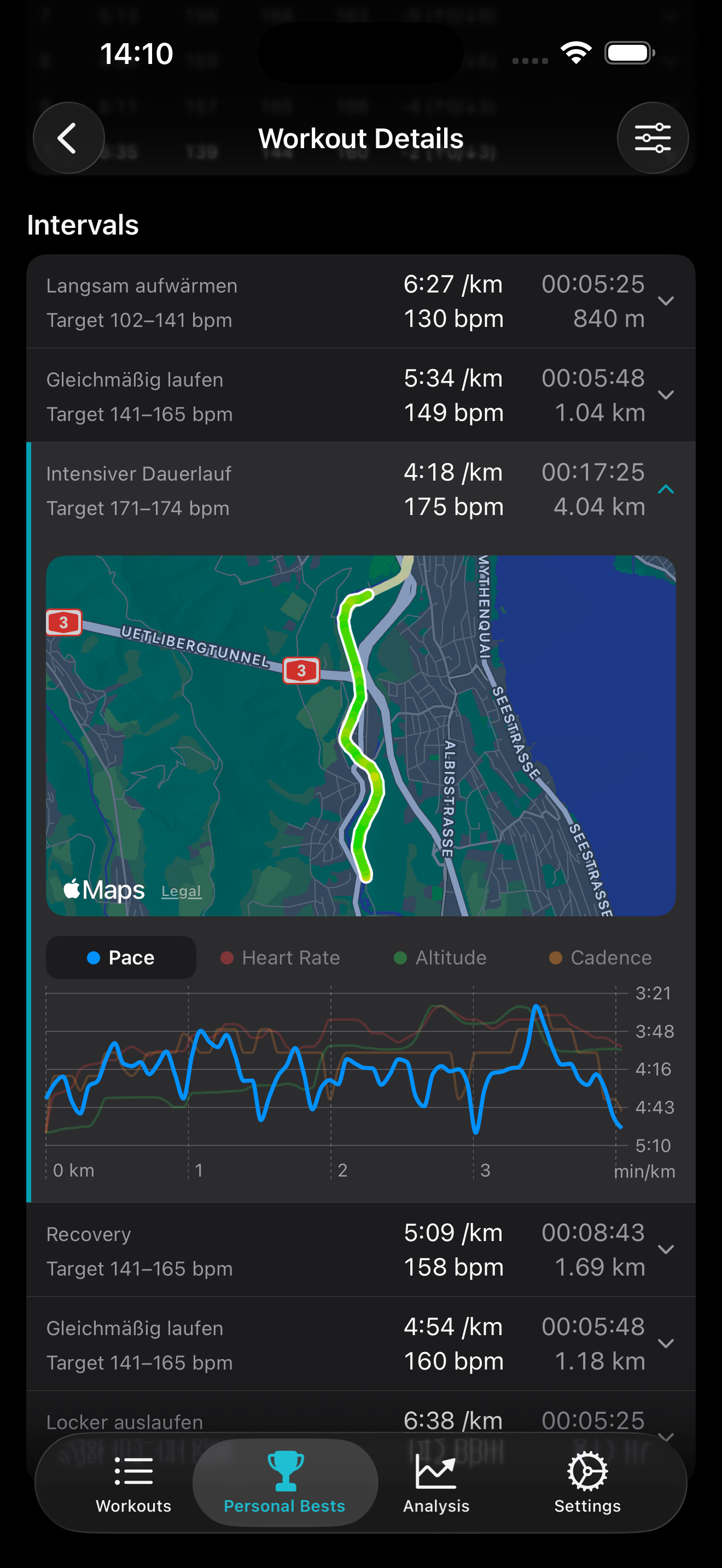 RunningAnalyser screenshot 5