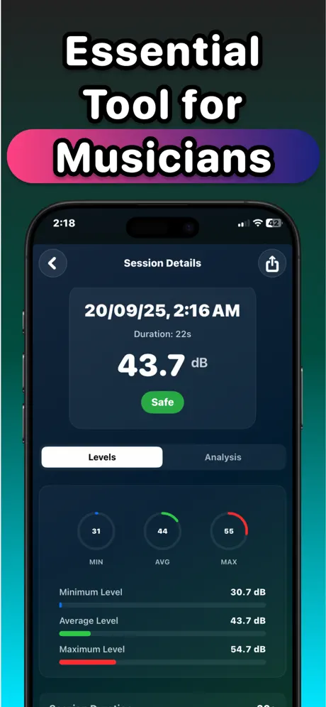 Measure Decibels screenshot 2