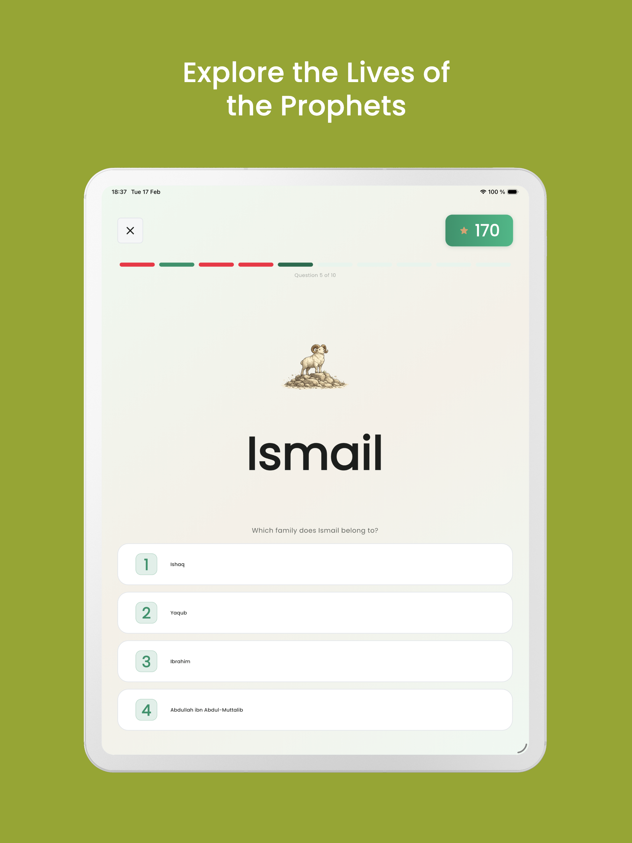 NabiNour - Prophets Quiz Game