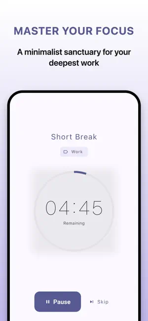 Seidō - Focus Timer & Pomodoro screenshot 1