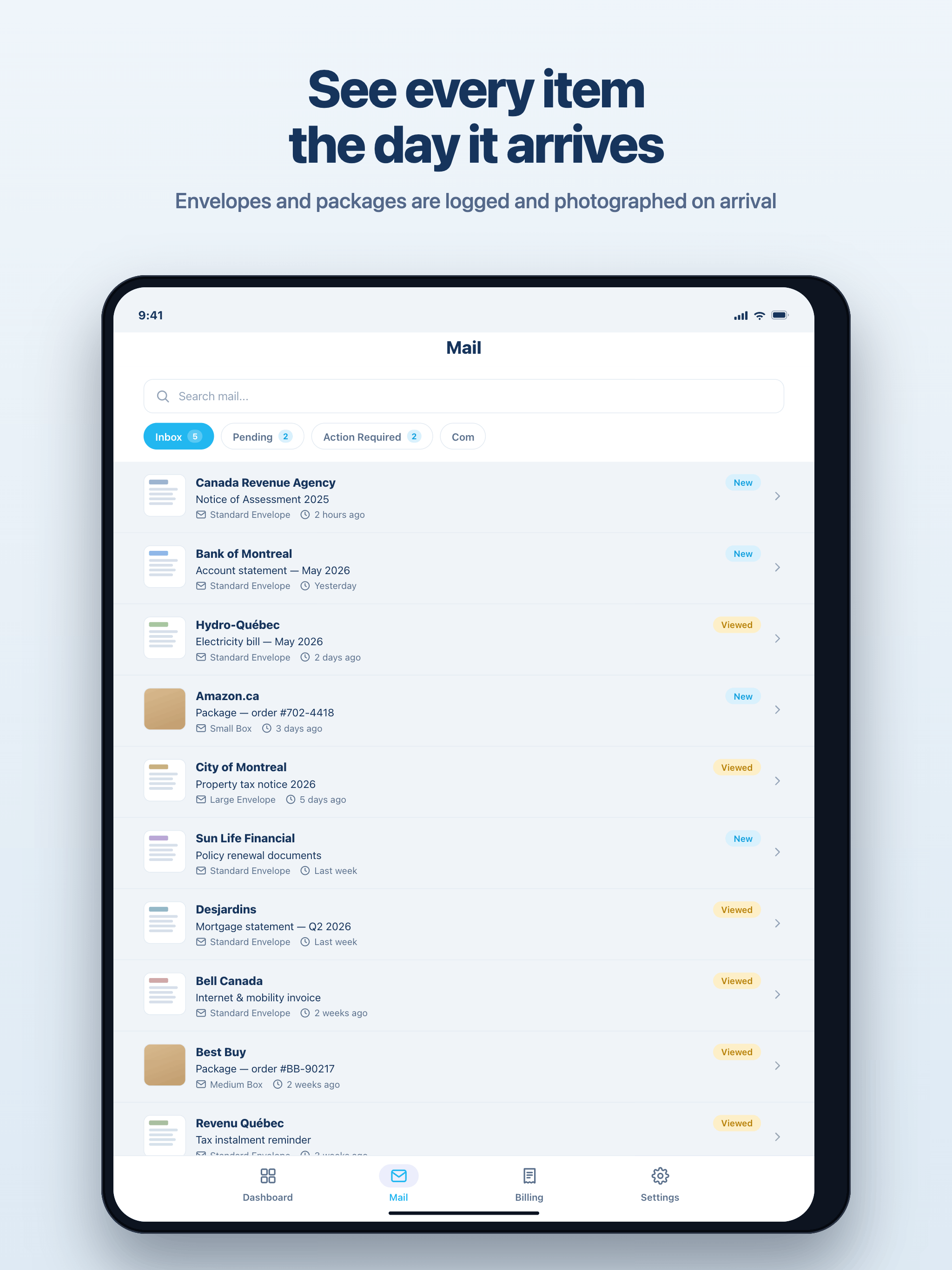 Yogo Mailbox Virtual Mail screenshot 14