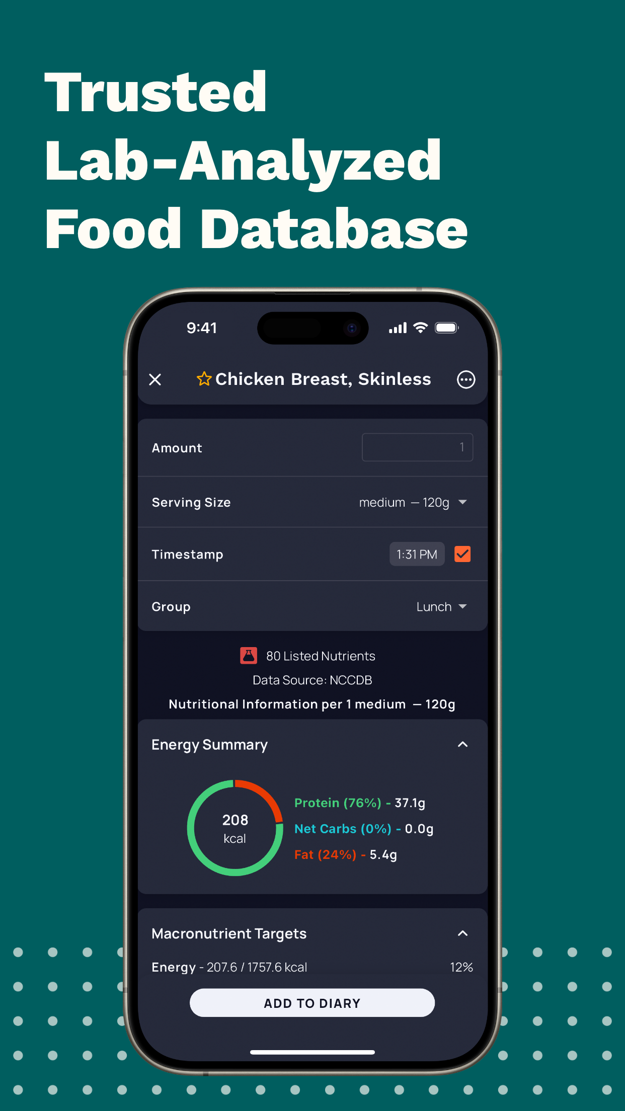 Calorie Counter: Cronometer screenshot 3