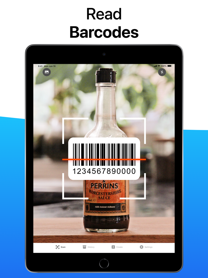 #2. QR Code Scanner-Barcode Reader (iOS) By: Egebit