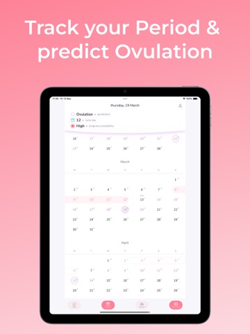 Period Tracker - My Cycle AI iPad screenshot