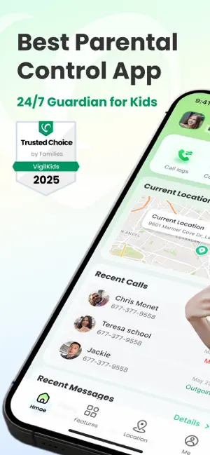 Parental Control App：VigilKids iPhone screenshot 1