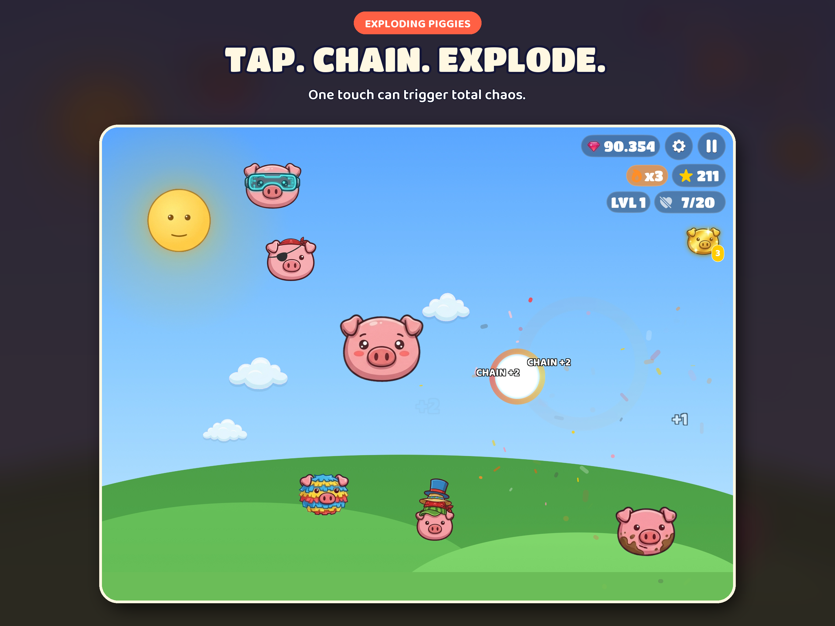 Exploding Piggies screenshot 9