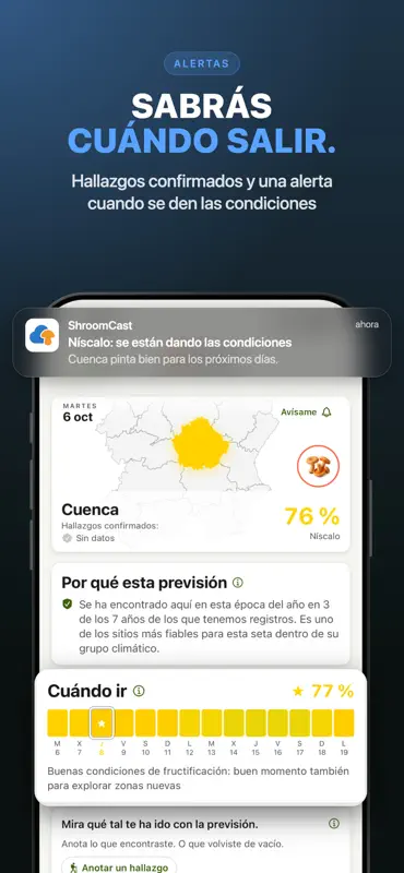 ShroomCast: Previsión de setas screenshot 5 of 7