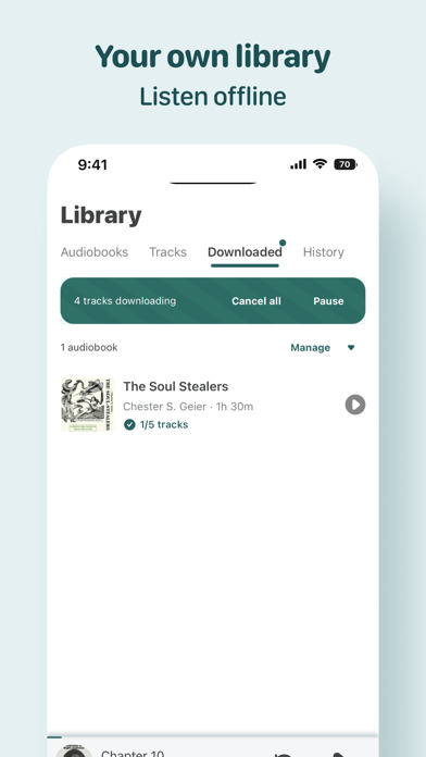 Plover: Unlimited Audiobooks Screenshot