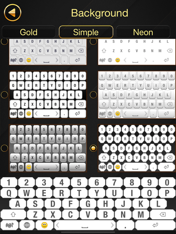 Screenshot #6 pour Or de luxe clavier thème