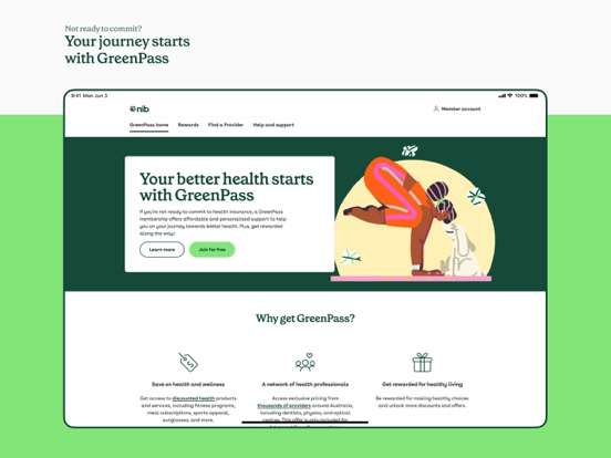 nib iPad screenshot 7 - Health & Fitness app