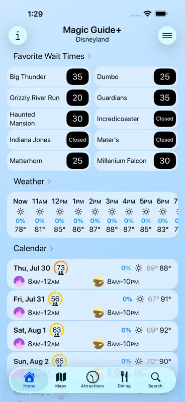Magic Guide for Disneyland screenshot 1 of 10
