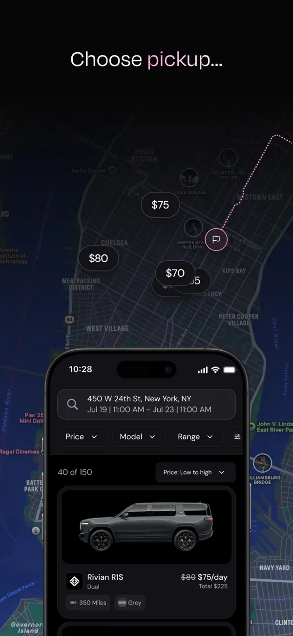 Screenshot #3 pour Eon: Electric Car Rentals