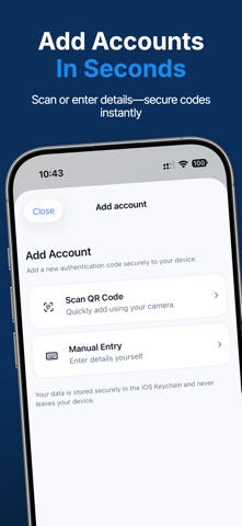 2FA Authenticator: TrueAuth Screenshot 2 of 8