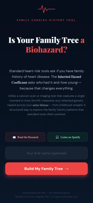 Heart Risk Calculator screenshot 1