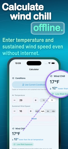 ColdScope: Wind Chill Forecast Screenshot 5 of 7