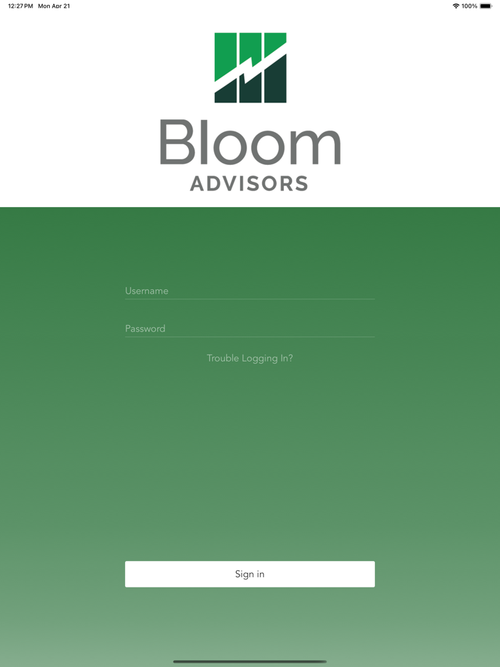 #1. Bloom Advisors Client Portal (iOS) 由: Bloom Advisors