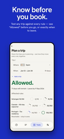 Countly – Country Days Tracker screenshot