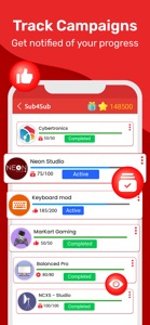 Sub4Sub - Tools of YouTuber screenshot #3 for iPhone