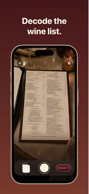 Corkwise: Wine List Sommelier screenshot 1