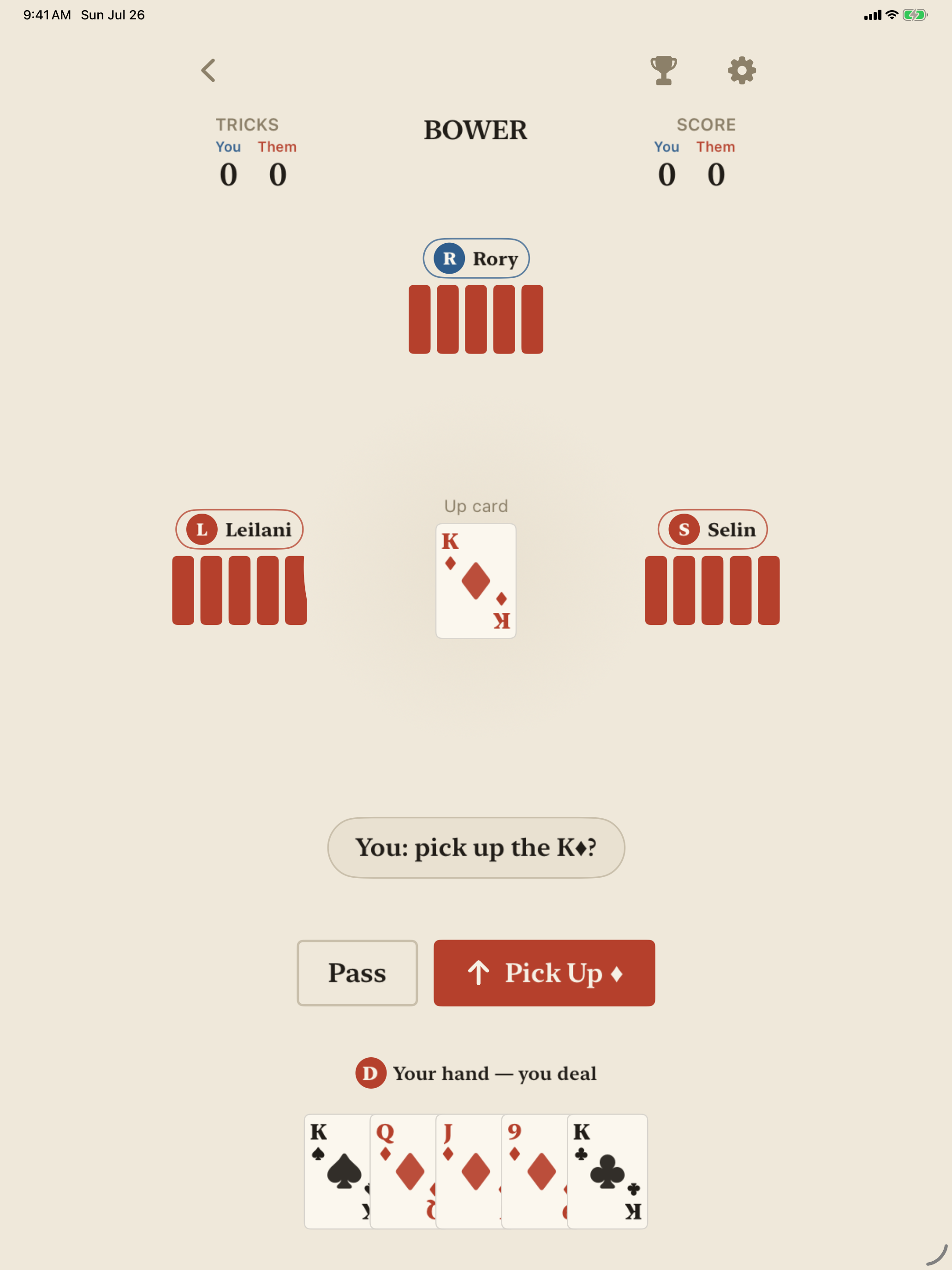 Bower: Euchre screenshot 9