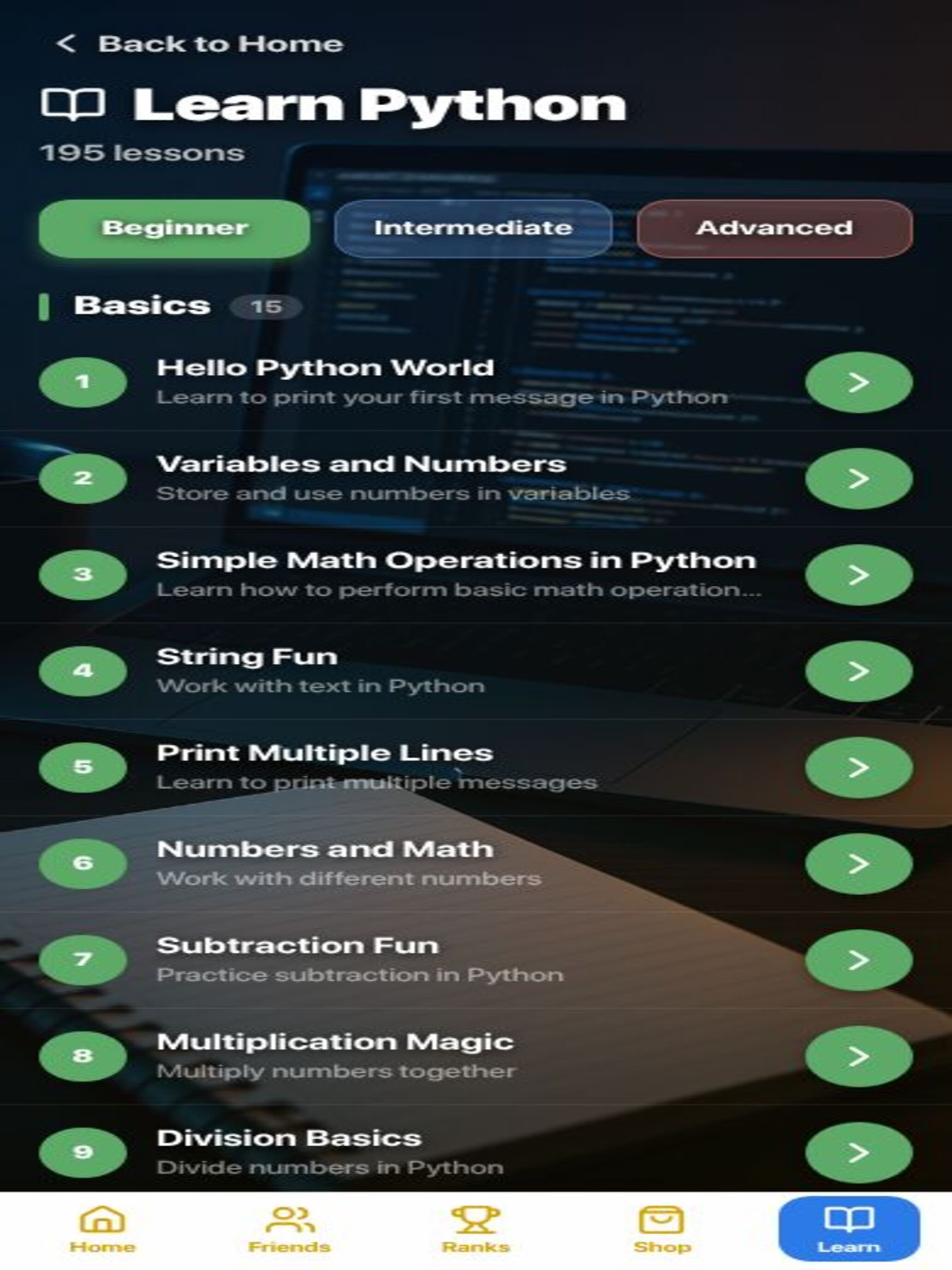 Codeascent: Python for all