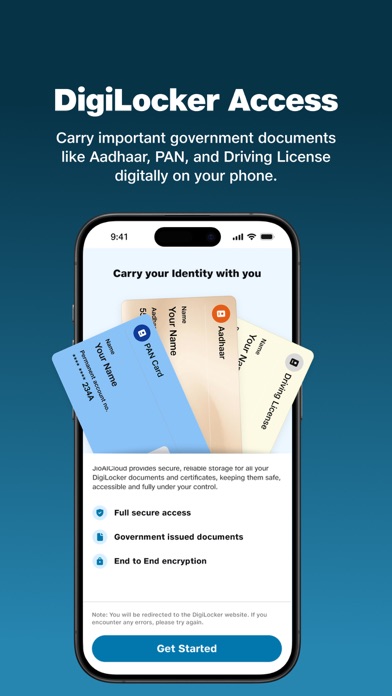 JioAICloud - Storage & Photos iPhone screenshot 8 - Productivity app