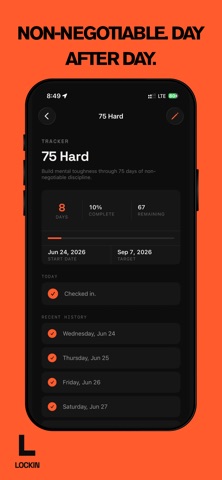 Habits & 75 Hard Tracker Screenshot 5 of 8