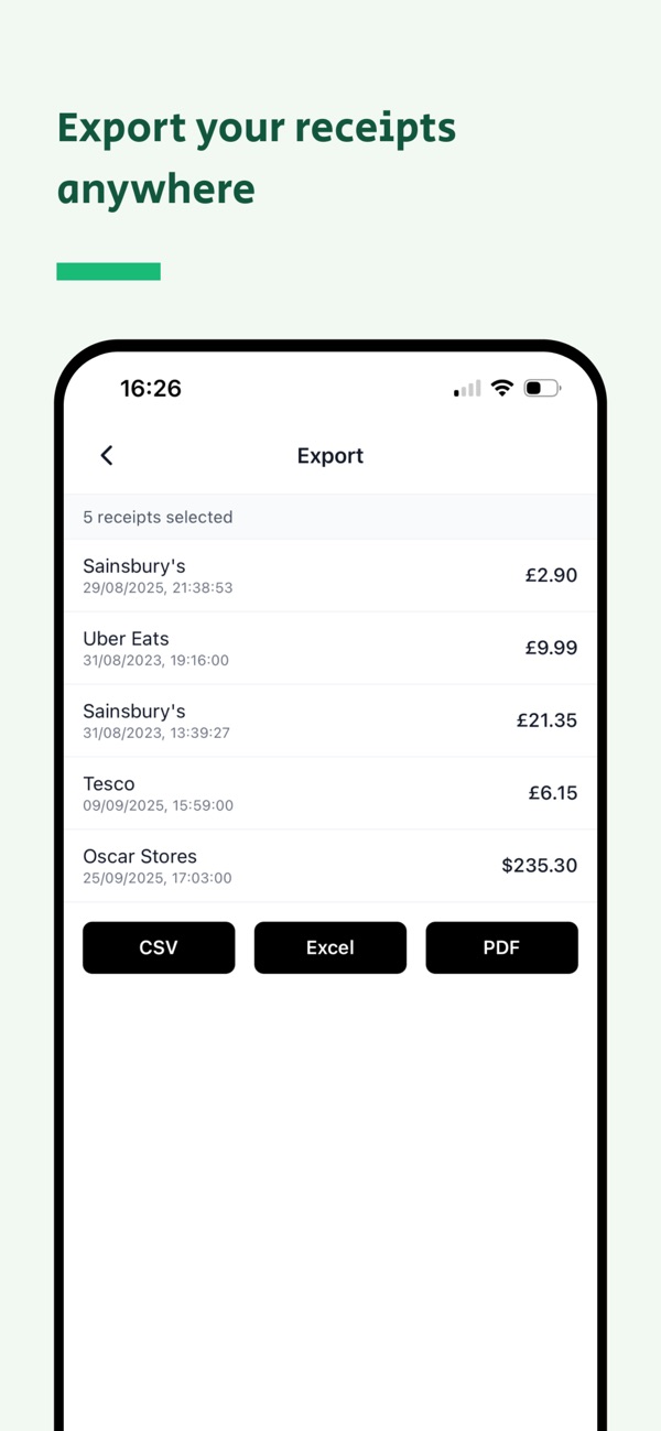 Scan Receipt screenshot 5