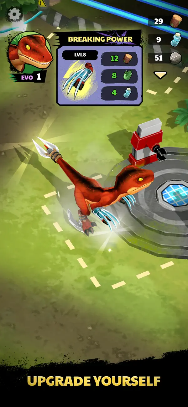 Raptor Evolution: Survival Hack screenshot 3 - game app interface