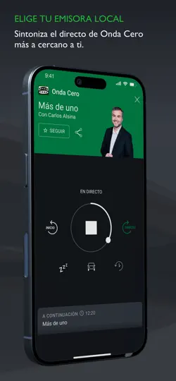 Captura de pantalla de Onda Cero: Radio FM Y Podcast en iPhone 2