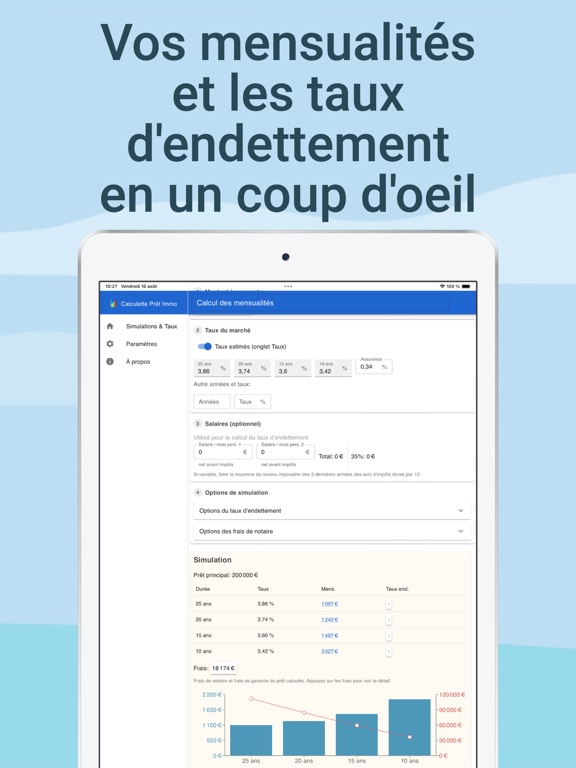 Screenshot #5 pour Calculette Prêt Immo