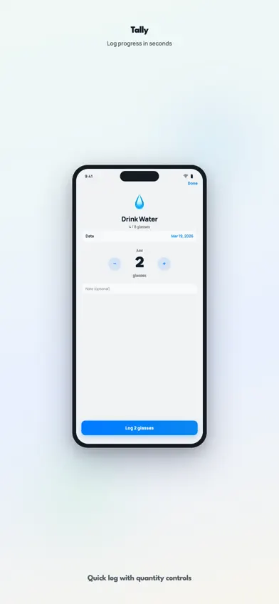 Tally Habit Tracker screenshot 2